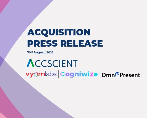 ACCSCIENT Acquires Vyom Group Mobile Banner Acqusition Image