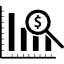 dollar-analysis-bars-chart Analysis Icon